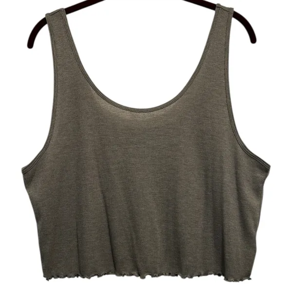 Offline By Arie Light Weight Ribbed Crop Top XL NWT - Image 2
