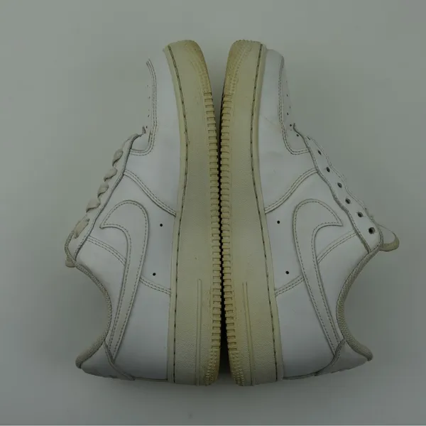 Nike Air Force One Womens 8 Shoes White Sneakers 315115-112‎ 1 Missing String - Image 6
