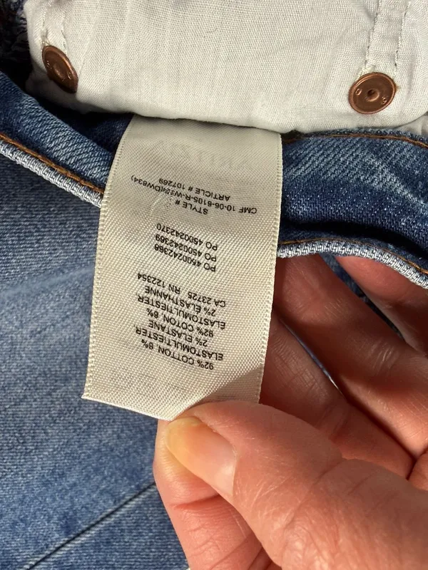 Aritzia Denim Forum The Arlo High Rise Straight Jeans - Image 7