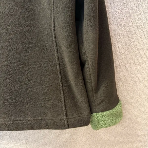 Patagonia Synchilla Women Size Large Green Fleece‎ Lined Full Zip Jacket. - Image 3