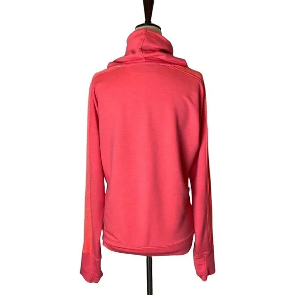 Under Armour Sweatshirt‎ Women Small Pink Loose Fit Mock Neck Pullover Athletic - Image 2