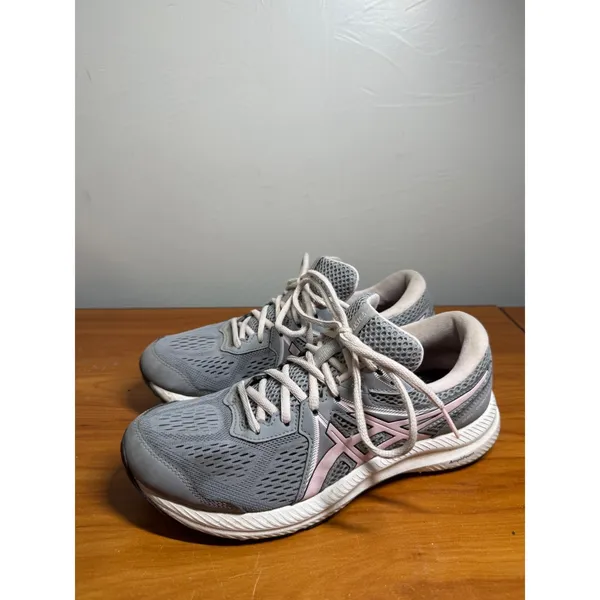 Asics Gel-Contend‎ 7 Women's Size 8.5 Running Sneakers 1012A911 Pink Gray - Image 2