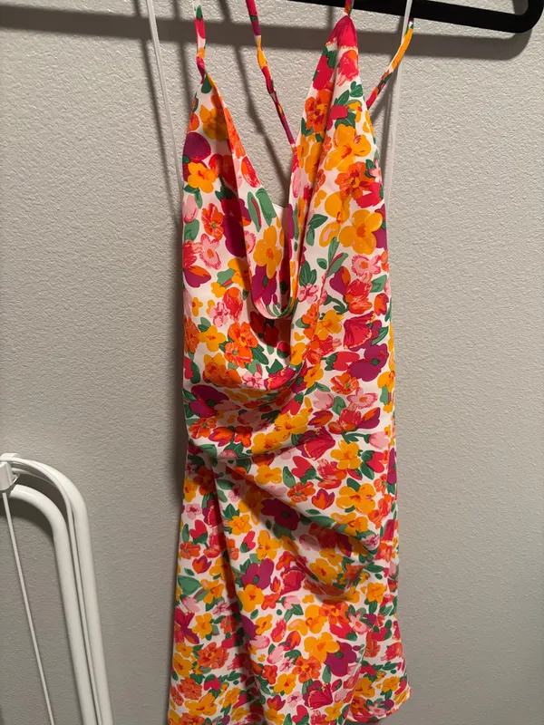 Princess Polly Celena Mini Dress Rainbow Floral - Image 3