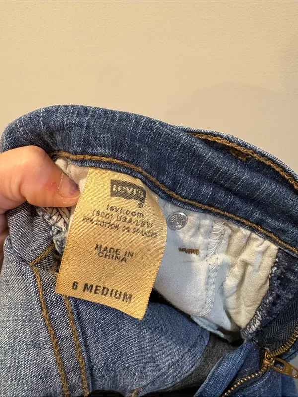 Vintage Y2K Levi’s 512 Jeans Size 6 Bootcut Mid Rise Dark Wash 2000s Denim - Image 8