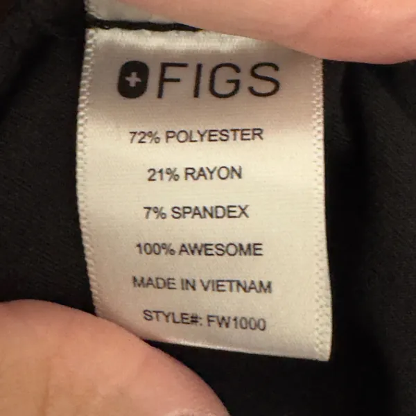 3111 | FIGS Technical Collection Casma VNeck Scrub Top Black Women XS Healthcare - Image 6