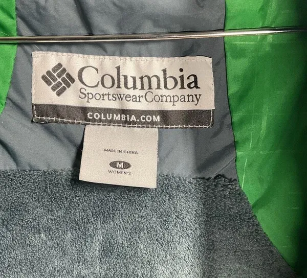 Columbia Green Fleece Winter Ski Snowboard Jacket Waterproof - Image 3