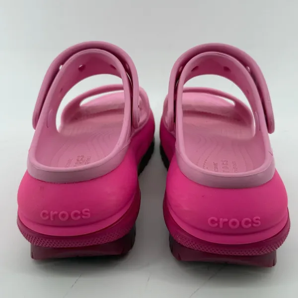 Crocs Classic Mega Crush Sandals Pink Women 7 Chunky Platform Y2K Statement - Image 5