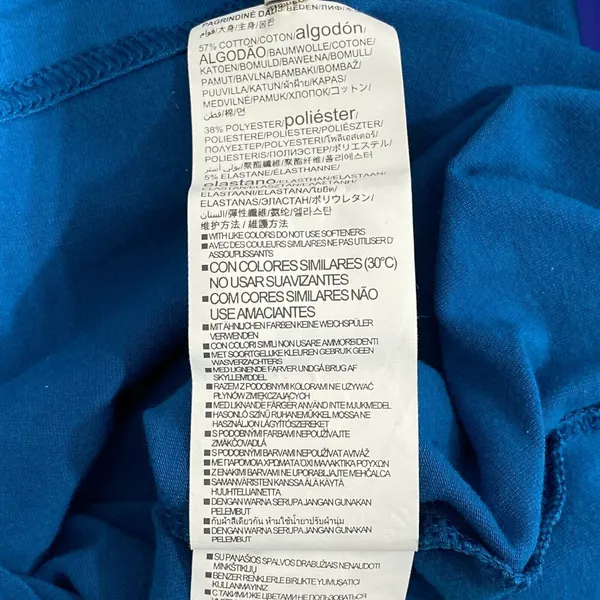 Under Armour Fitted Henley Solid Blue T-Shirt Tee Top Shirt Size Small S Womens - Image 5