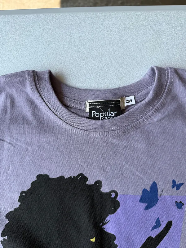 Popular Sports Women’s Graphic T-Shirt – Magical & Blessed – Size M - Image 3