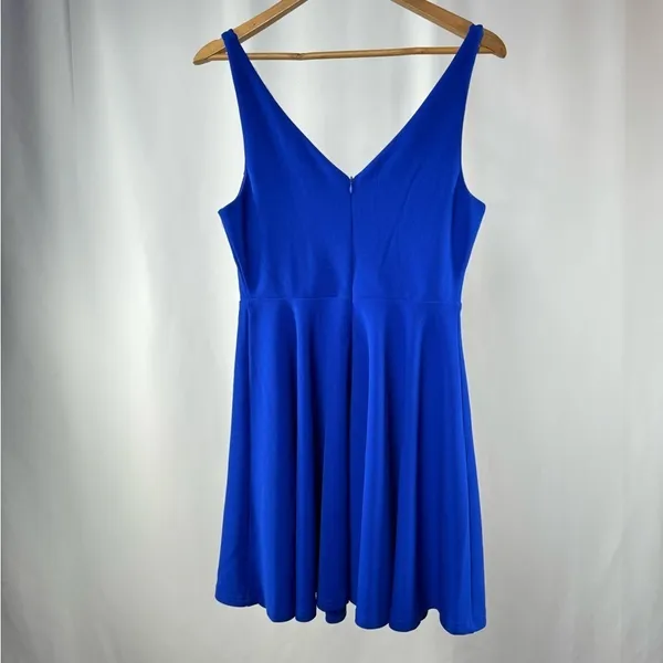 Lulus Darling Delight‎ Skater Dress in Royal Blue Size Medium - Image 7