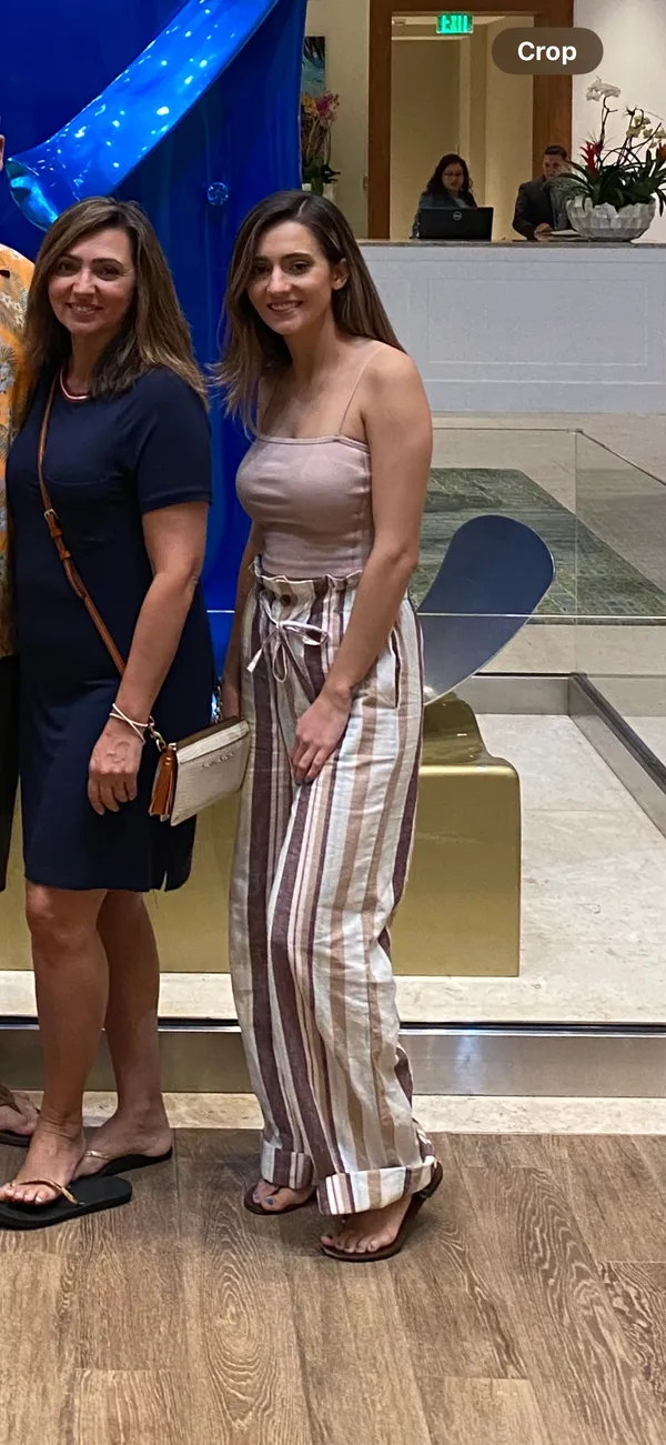 Abercrombie Stripped Linen Pants - Image 4