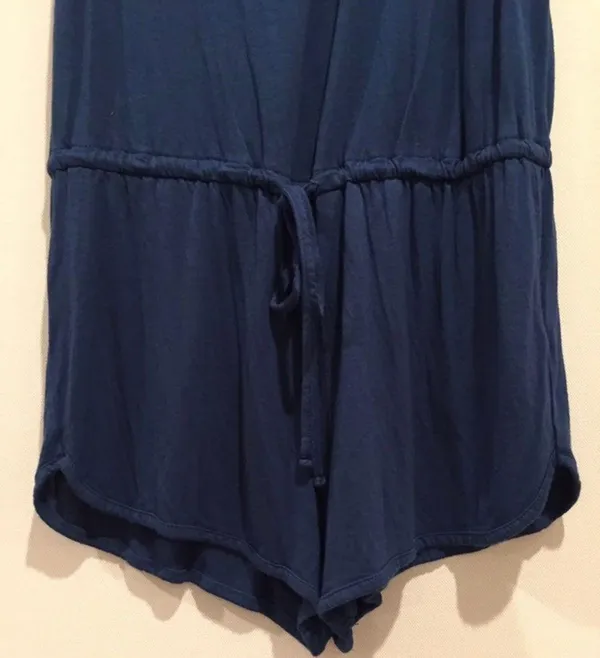 blue loose minimalist romper playsuit - Image 4