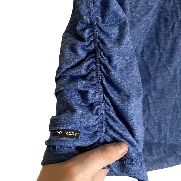Danskin Now blue workout top athleisure comfortable semi fitted shirt summer - Image 4