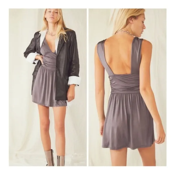 Free people here I am slip dress - Image 2