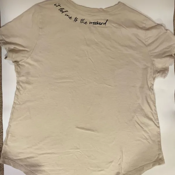 Old Navy- I followed my heart It lead me to the weekend T Shirt - Image 2