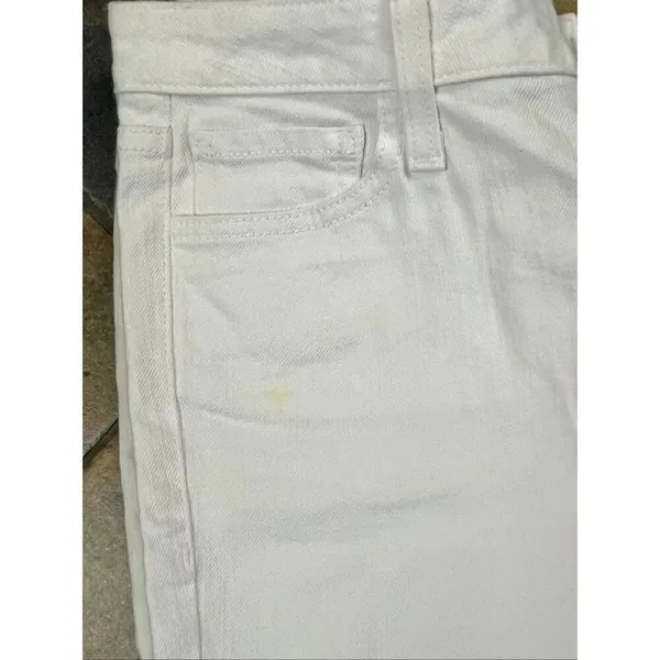 Kate Spade Broome Street White Mid Rise Straight Leg Jeans 29 - Image 15