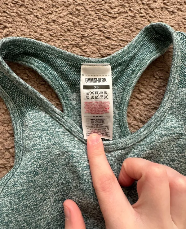 Green Sports Bra Size XS - Image 4