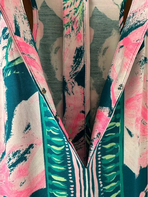 Lilly Pulitzer Carlotta Shift Dress in Tidal Wave Pans Garden Women’s size 4 - Image 7