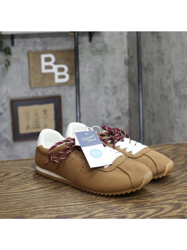 NWT Universal Thread JoJo Sneakers Double Lace Low Top 94462314 Brown 7.5M - Image 2