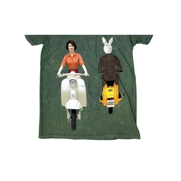 Playboy Vintage Style 1959 Cover Short Sleeve Unisex T Shirt Crew Neck S Green - Image 5