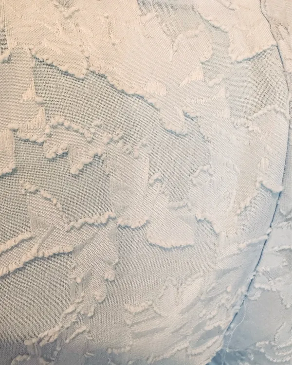 Miss Selfridge ASOS Light Blue Lace Mini Dress Lace Up Back Tiered 6 S - Image 7