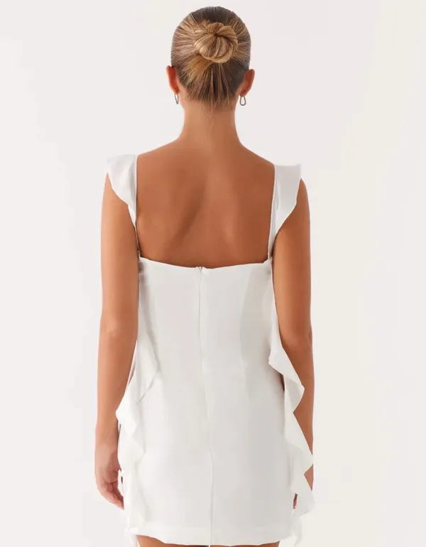 Peppermayo Mini Dress White - Image 3