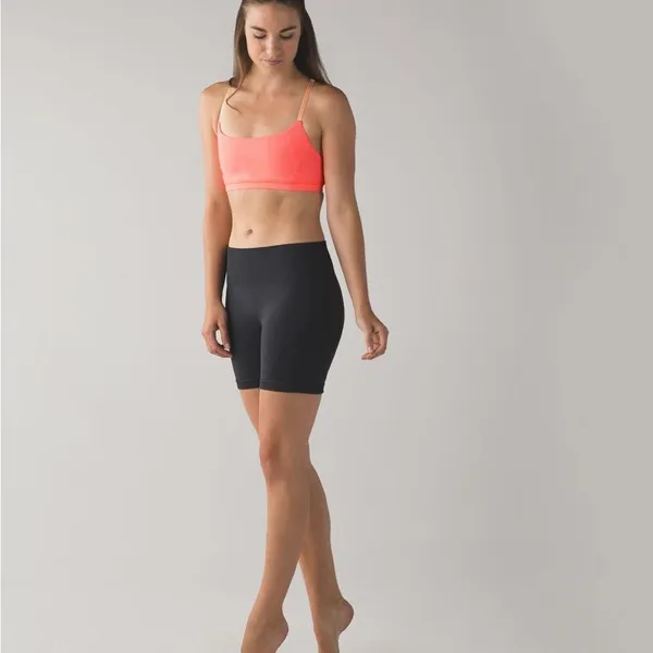 Lululemon True Self Bra Grapefruit Peach Fuzz Size 6 Coral Sports Bra - Image 3