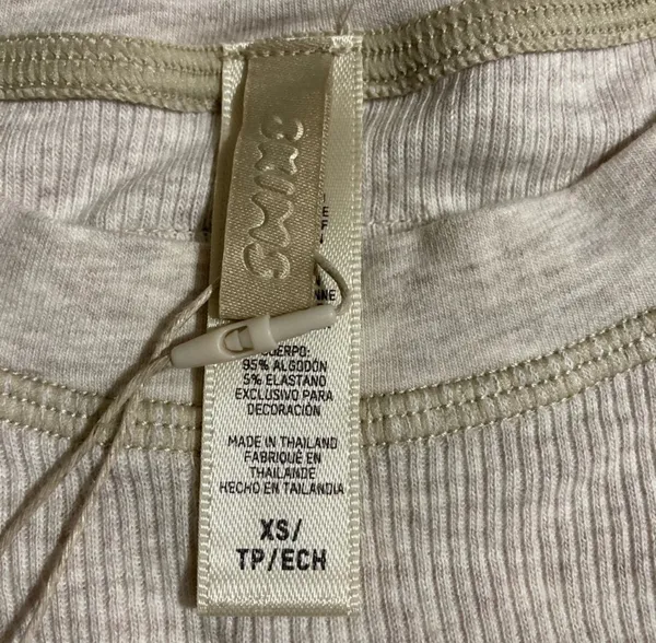 SKIMS Cotton Rib T-Shirt XS - Image 5