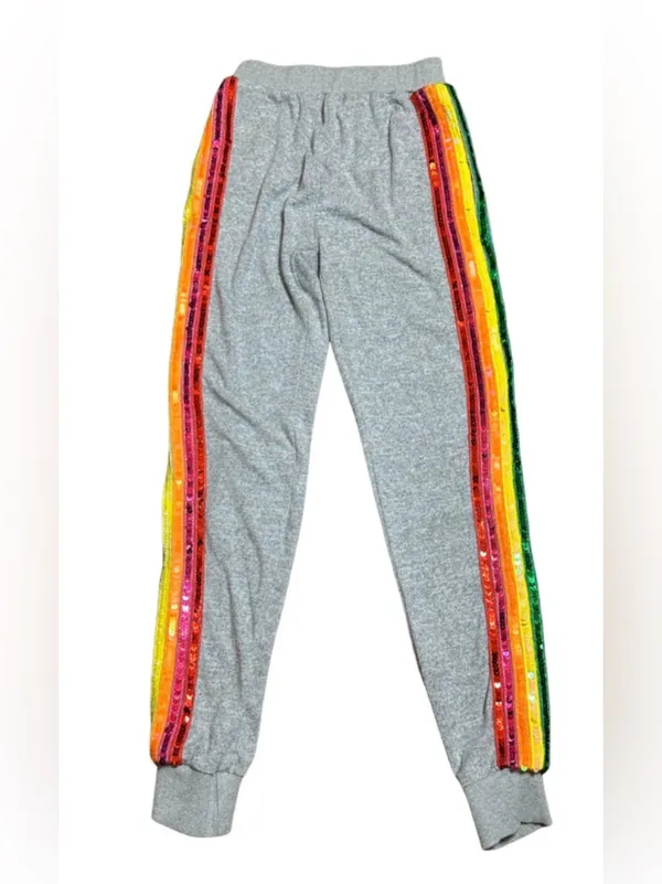 Lola + The Boys Rainbow Sequin Tracksuit Set Women’s Small - Image 8