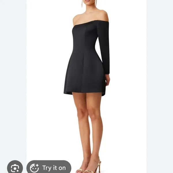 NEW Elliatt Women’s Vida Mini Dress Black Off Shoulder - Image 4