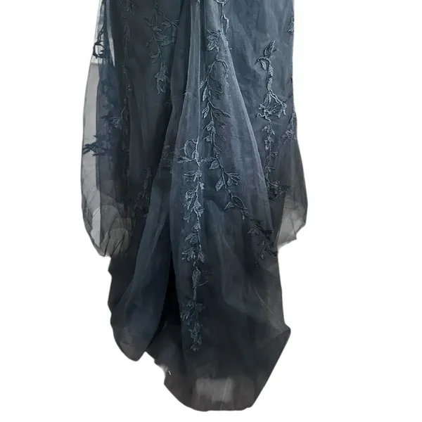 Promworld Mermaid Prom Dress Black Size 4 NWOT - Image 5