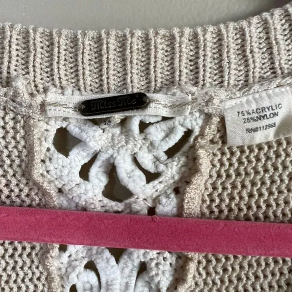 Miss me size‎ small beige sweater - Image 3