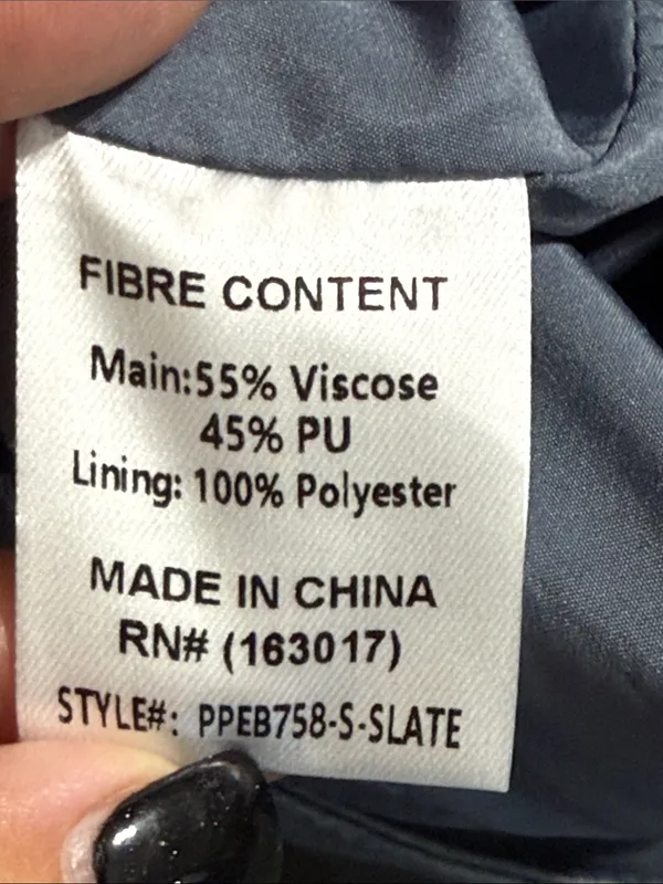 Princess Polly size 8 Ceejay faux leather mini skirt slate new with tags - Image 14
