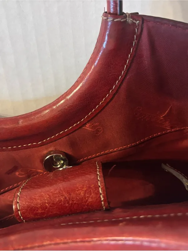 Fossil Top-Handle Leather Bag - Image 12