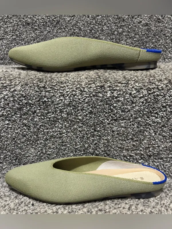 Rothy’s Almond Demi Knit Mules in Sage Green - Image 5