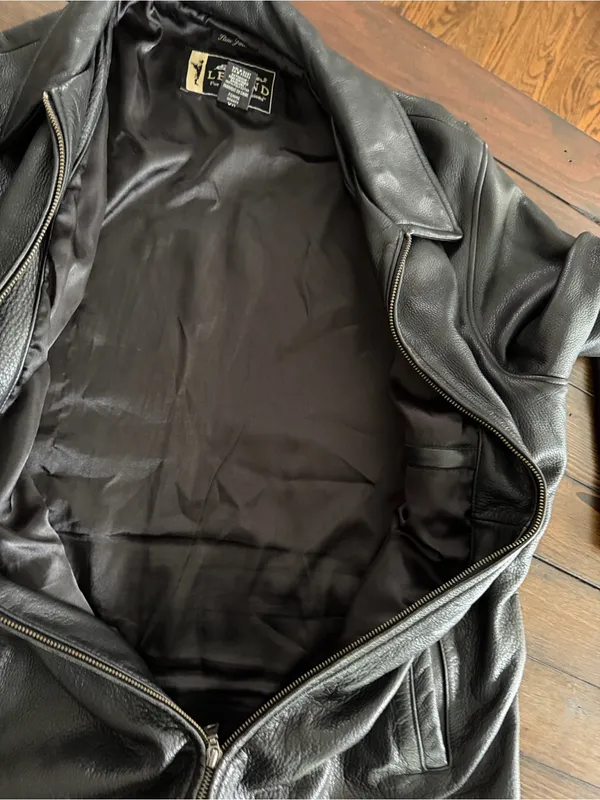 Eddie Bauer Legend Women’s Black Leather Jacket XL Tall - Image 9
