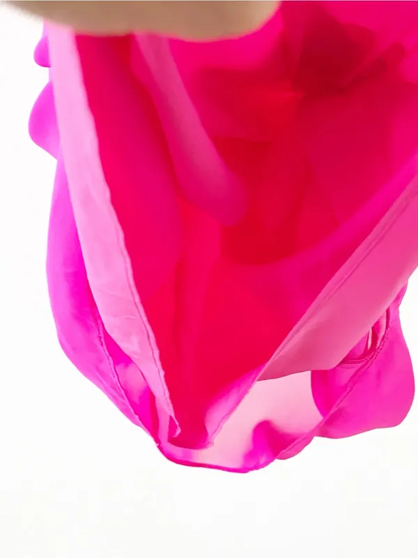 Amanda Uprichard Hot Pink Holly Rose Tie Strap Mini Dress - Image 7