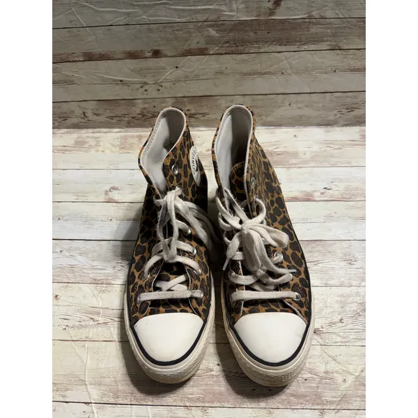 Converse Chuck Taylor All Star Lift Sneakers Women's Size 7 Leopard High Top - Image 2