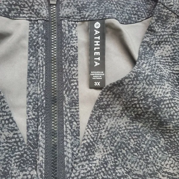 Athleta Women's Gray Jumpsuit Size 3 XL Tapanga Printed Very Lightweight - Image 5