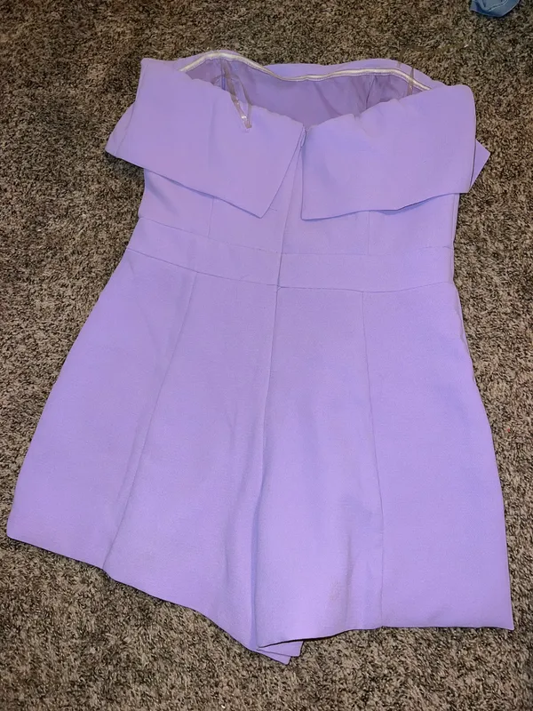 These Three Boutique Lilac Shade Romper - Image 2