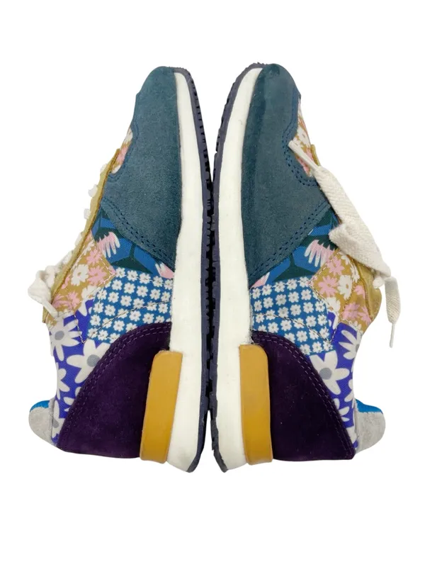 Inkkas Hendrix Jogger Sneakers Women’s Size 7 Patchwork Floral Suede Retro Shoes - Image 8