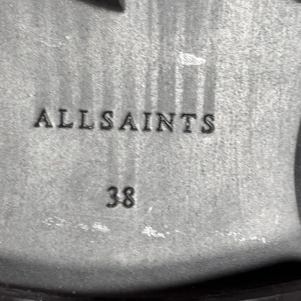 AllSaints Harlee Tan Brown Leather Lug Sole Chelsea Boots Size 8‎ Statement - Image 7