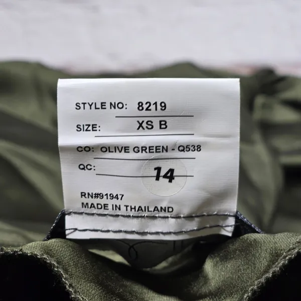 Social Bridesmaids Olive Green Satin Ruffle Flutter‎ Sleeve Maxi Dress XS 8219 - Image 8