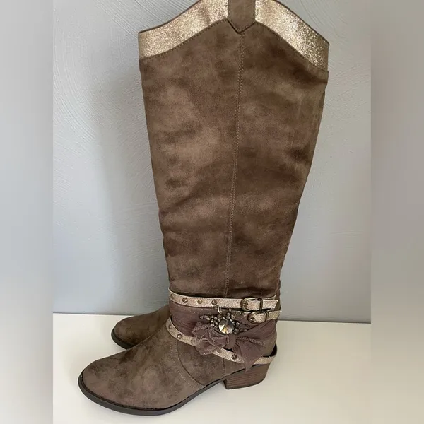 Boho Festival Indie Not Rated Midnight Dream Knee High Boots - Image 2