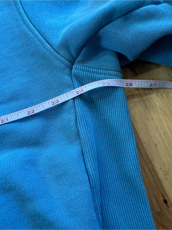 Adidas Skateboarding Quarter Zip Sweatshirt XL Blue Mock Neck Pullover Logo - Image 10
