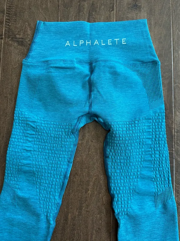 Alphalete Holo Leggings in Vivid Blue - Image 3