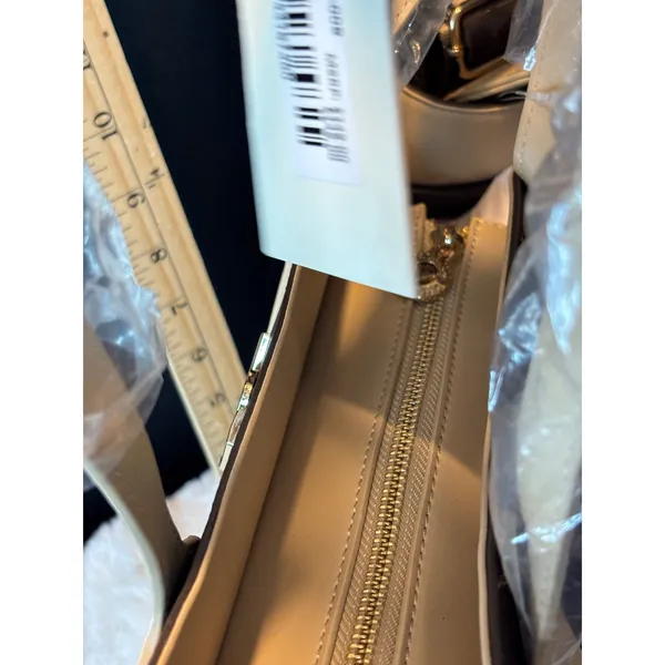 Valentino Orlandi Brown Monogram Vegan Leather Tote Bag VOSB-009 NWT - Image 7