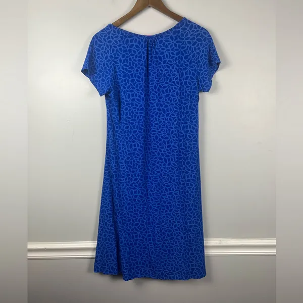 Fresh produce blue Augustine stretchy casual dress size medium - Image 5