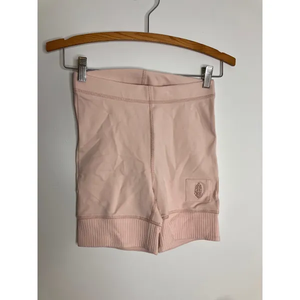 Free People Movement victory biker Shorts Womens XS Pink Excellent Ribbed Yoga - Image 3