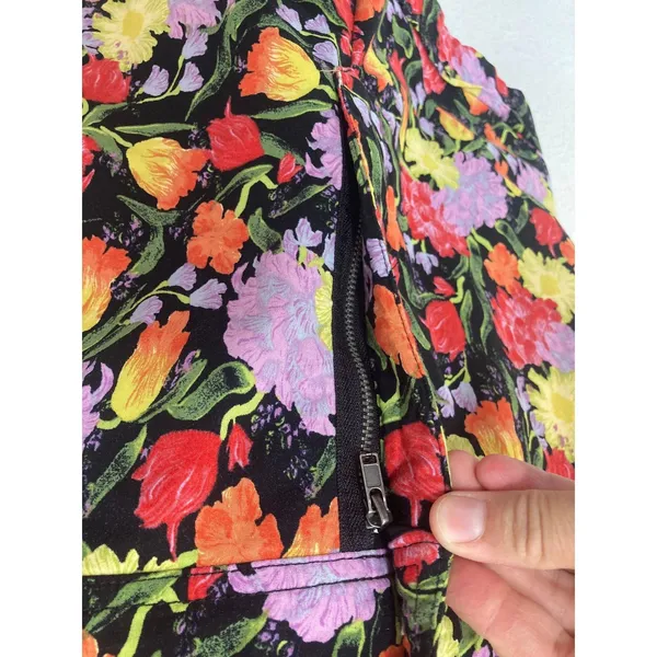 Anthropologie Yukiko Noritake Maeve Portside Button Colorful Floral Romper 8 - Image 7
